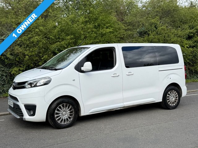 View our Toyota Proace Verso 1.5D 120BHP EURO 6 9 SEATER L1 H1 SHUTTLE MPV MINI BUS