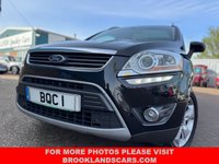 USED 2012 62 FORD KUGA 2.0 TDCi Titanium X SUV Panther Black Diesel Manual 2WD Euro 5 (140 ps) Fantastic 4x4 Panoramic Sunroof Privacy Glass Heated Leather Seats front and rear Parking Sensors