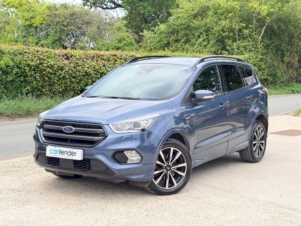 USED 2019 19 FORD KUGA 2.0 TDCi ST-Line SUV 5dr Diesel Powershift Euro 6 (120 ps) 6 Services|R.F Sensors|SatNav|Apple CarPlay/Android Auto|Heated Seats|
