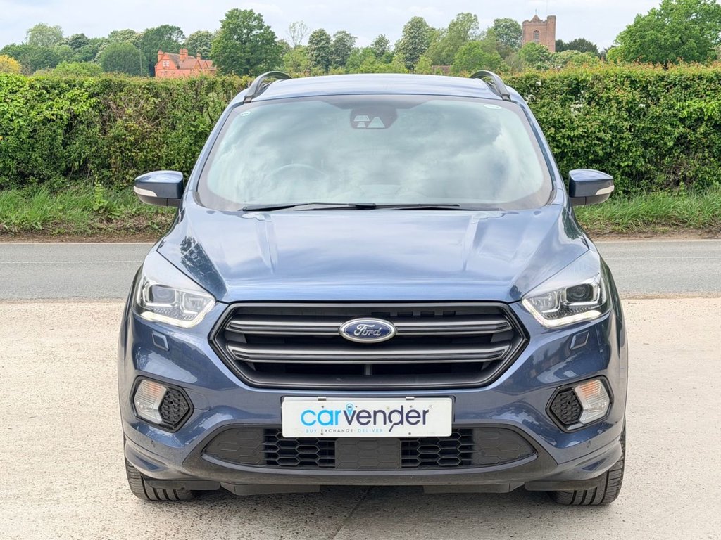 USED 2019 19 FORD KUGA 2.0 TDCi ST-Line SUV 5dr Diesel Powershift Euro 6 (120 ps) 6 Services|R.F Sensors|SatNav|Apple CarPlay/Android Auto|Heated Seats|
