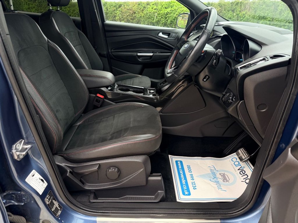 USED 2019 19 FORD KUGA 2.0 TDCi ST-Line SUV 5dr Diesel Powershift Euro 6 (120 ps) 6 Services|R.F Sensors|SatNav|Apple CarPlay/Android Auto|Heated Seats|