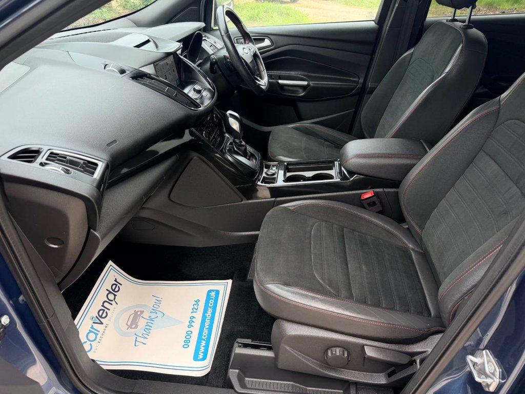USED 2019 19 FORD KUGA 2.0 TDCi ST-Line SUV 5dr Diesel Powershift Euro 6 (120 ps) 6 Services|R.F Sensors|SatNav|Apple CarPlay/Android Auto|Heated Seats|