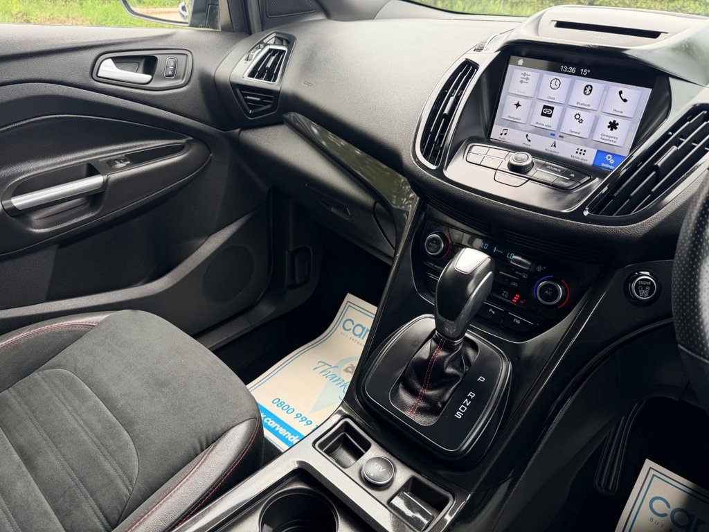 USED 2019 19 FORD KUGA 2.0 TDCi ST-Line SUV 5dr Diesel Powershift Euro 6 (120 ps) 6 Services|R.F Sensors|SatNav|Apple CarPlay/Android Auto|Heated Seats|