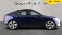 USED 2022 22 AUDI E-TRON 55 Vorsprung Sportback 5dr Electric Auto quattro 95kWh (11kW Charger) (408 ps) 1 OWNER, CAMERA, SUN ROOF
