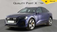 USED 2022 22 AUDI E-TRON 55 Vorsprung Sportback 5dr Electric Auto quattro 95kWh (11kW Charger) (408 ps) 1 OWNER, CAMERA, SUN ROOF
