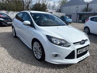 USED 2013 63 FORD FOCUS 1.6T EcoBoost Zetec S Hatchback 5dr Petrol Manual Euro 5 (s/s) (182 ps) SERVICE HISTORY. NICE EXAMPLE