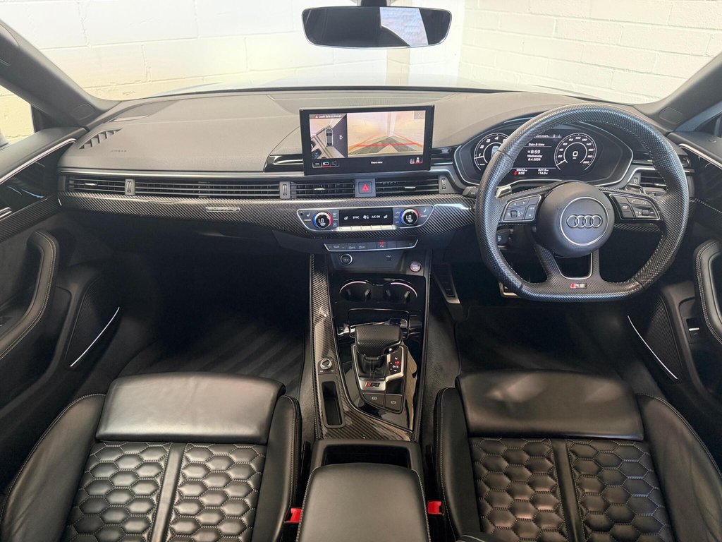 USED 2020 70 AUDI RS5 2.9 TFSI V6 Carbon Black Sportback Tiptronic quattro Euro 6 (s/s) 5dr CARBON|FULL HISTORY|C&S PACK