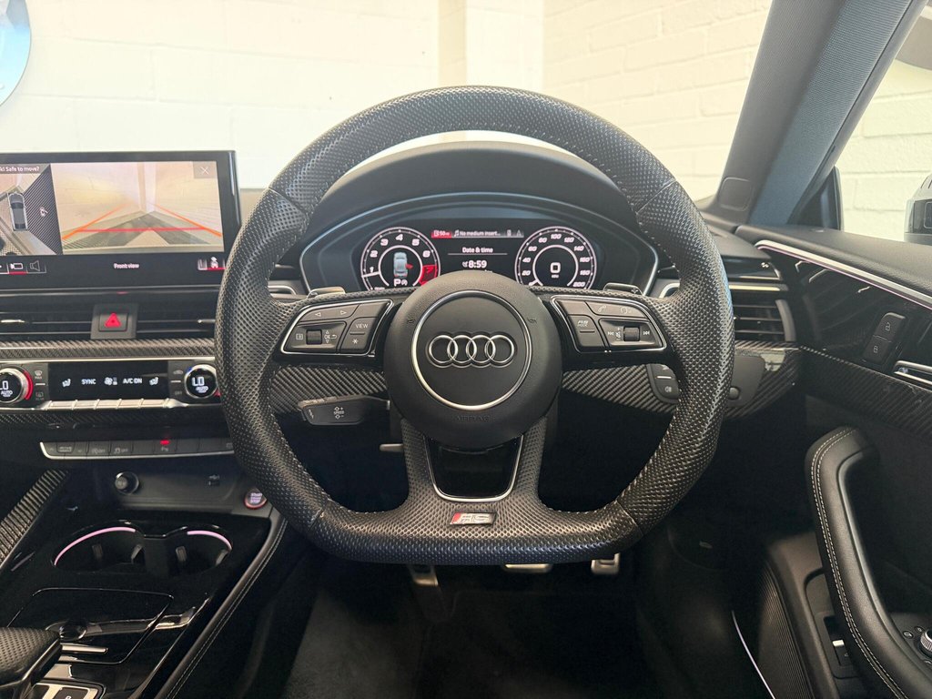 USED 2020 70 AUDI RS5 2.9 TFSI V6 Carbon Black Sportback Tiptronic quattro Euro 6 (s/s) 5dr CARBON|FULL HISTORY|C&S PACK