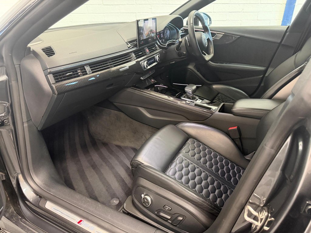 USED 2020 70 AUDI RS5 2.9 TFSI V6 Carbon Black Sportback Tiptronic quattro Euro 6 (s/s) 5dr CARBON|FULL HISTORY|C&S PACK