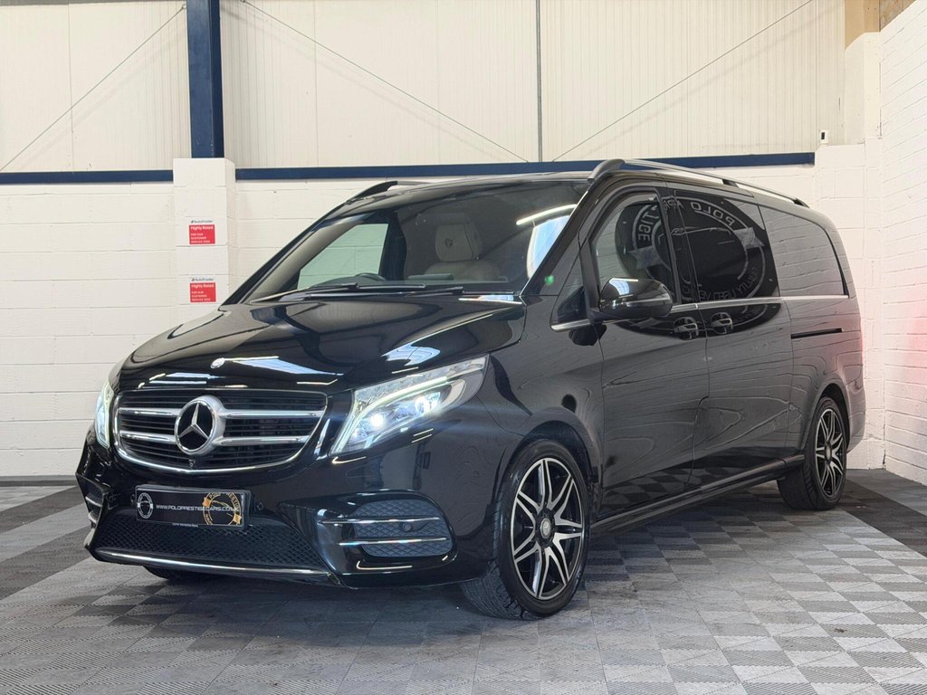 USED 2017 17 MERCEDES-BENZ V CLASS 2.2 V250d AMG Line G-Tronic+ Euro 6 (s/s) 5dr 8 Seat XLWB FULL VIP CONVERSION|TV|JET