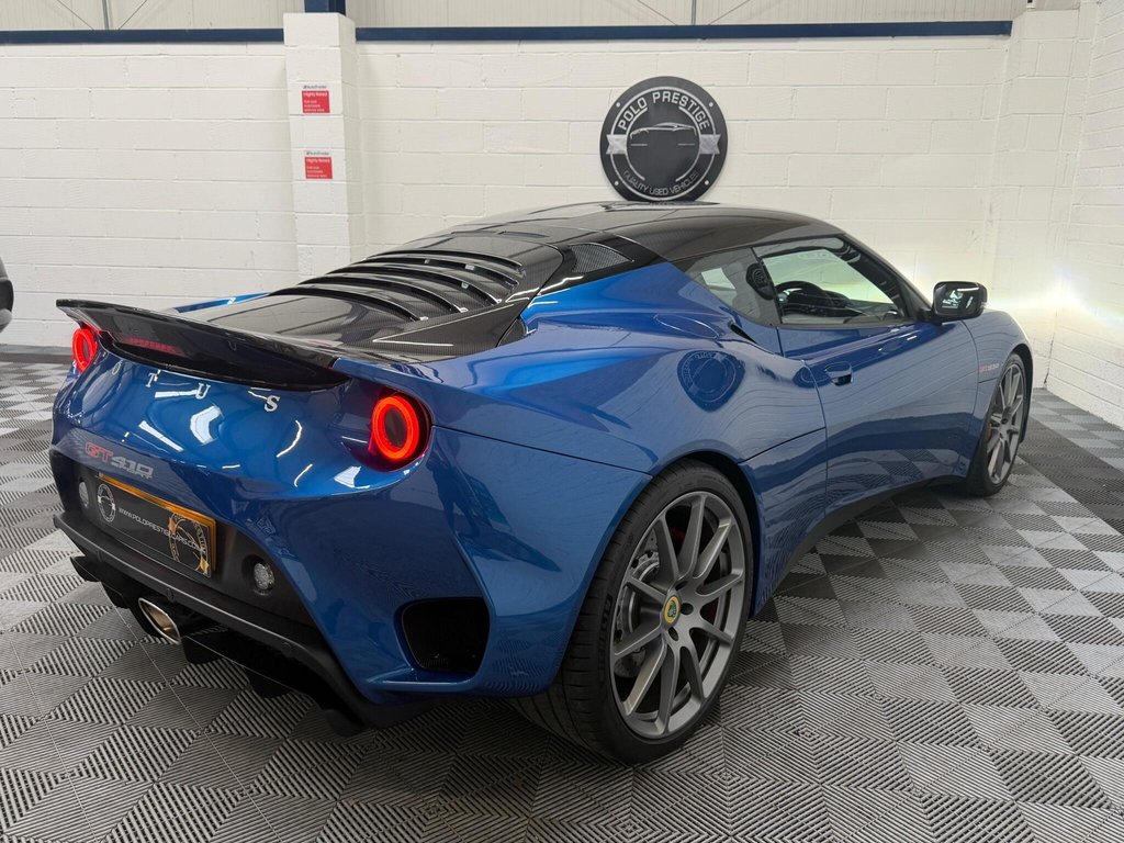 USED 2019 69 LOTUS EVORA 3.5 V6 GT410 Sport Euro 6 2dr 1 OF 2 ESSEX BLUE|FULL PPF