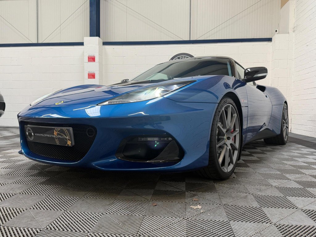 USED 2019 69 LOTUS EVORA 3.5 V6 GT410 Sport Euro 6 2dr 1 OF 2 ESSEX BLUE|FULL PPF