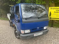 USED 2003 03 NISSAN CABSTAR E 3.0L 120 BHP 5 SPEED DOUBLE CAB.NO VAT TIME WARP 3.0 DIESEL CABSTAR NO VAT