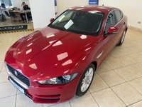 USED 2017 67 JAGUAR XE 2.0i Prestige Saloon 4dr Petrol Auto Euro 6 (s/s) (200 ps) FIRENZE RED METALLIC, BLACK LEATHER, SATELLITE NAVIGATION, CLIMATE CONTROL, MULTI FUNCTION STEERING WHEEL, CRUISE CONTROL, MEDIA, HEATED FRONT SEATS, BLUETOOTH, FRONT & REAR PARKING SENSORS, PADDLE SHIFT, CUP HOLDERS, ALLOY WHEELS, DAB