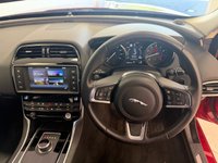 USED 2017 67 JAGUAR XE 2.0i Prestige Saloon 4dr Petrol Auto Euro 6 (s/s) (200 ps) FIRENZE RED METALLIC, BLACK LEATHER, SATELLITE NAVIGATION, CLIMATE CONTROL, MULTI FUNCTION STEERING WHEEL, CRUISE CONTROL, MEDIA, HEATED FRONT SEATS, BLUETOOTH, FRONT & REAR PARKING SENSORS, PADDLE SHIFT, CUP HOLDERS, ALLOY WHEELS, DAB