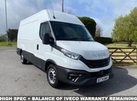 USED 2024 74 IVECO DAILY 35S14 BUISNESS 3520 WB  LWB HIGHTOP REAR WHEELDRIVE 2.3TD 140PS *3500KG TOWING CAPACITY* One Company Owner, 23000 Miles, Balance Of Iveco Warranty, Popular Rear Wheel Drive Model With 3500Kg Towing Capacity And Air Con, Parking Sensors,Media Screen, Cruise & Ply Lining!