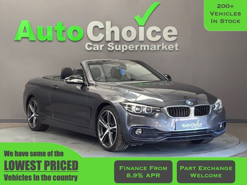 2017 BMW 4 Series 2.0TD 420d Sport Convertible 2d Auto