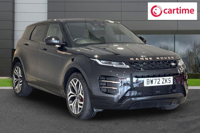 View our Land Rover Range Rover Evoque 1.5 P300e 12.2kWh Autobiography SUV 5dr Petrol Plug-in Hybrid Auto 4WD Euro 6 (s/s) (309 ps) Panoramic Roof, Rear View Camera, Front / Rear Parking Aid, Heated Steering Wheel, Touchscreen