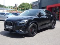 USED 2022 22 AUDI Q3 Sportback 1.5 TFSI CoD 35 Sport 5d 150 S/S VIRTUAL COCKPIT (DIGITAL DASH), SAT NAV, WIRELESS APPLE CARPLAY / ANDROID AUTO, REAR PARKING SENSORS, AUDI PRE SENSE, LANE DEPARTURE WARNING, DAB RADIO, BLUETOOTH PHONE & MUSIC, USB PORTS, MANUAL 6 SPEED, LED DRL'S, 18 INCH ALLOYS, ELECTRIC TAILGATE, SPORT SEATS, ELECTRIC FOLDING MIRRORS, LEATHER MFSW, RAIN & LIGHT SENSORS, CRUISE CONTROL & SPEED LIMITER, AUTO HOLD, HILL DECENT CONTROL, DRIVE SELECT, DUAL ZONE CLIMATE CONTROL, 1 OWNER FROM NEW, SERVICE HISTORY