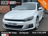 USED 2017 17 VOLKSWAGEN SCIROCCO 2.0 TDI BlueMotion Tech R-Line Hatchback 3dr Diesel DSG Euro 6 (s/s) (150 ps) 2 OWNERS FROM BRAND NEW + SERVICE HISTORY + MAJOR SERVICE + DSG GEARBOX SERVICE DONE + 1 YEAR MOT