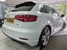 USED 2016 66 AUDI A3 1.4 TFSI CoD S line Sportback 5dr Petrol Manual Euro 6 (s/s) (150 ps) Led Matrix Lights Nav Part Leather