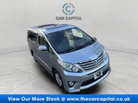 USED 2012 62 TOYOTA ALPHARD 2.4 HYBRID VVTI AUTO 7 SEATS PRIME SELECTION WARRANTY+PARK SENSORS+3 PWR DOORS