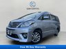 USED 2012 62 TOYOTA ALPHARD 2.4 HYBRID VVTI AUTO 7 SEATS PRIME SELECTION WARRANTY+PARK SENSORS+3 PWR DOORS