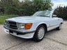 USED 1986 D MERCEDES-BENZ SL 300 3.0L 2d  AUTO  188 BHP Factory Air Conditioning. Rear Seat
