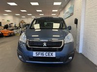 USED 2016 16 PEUGEOT PARTNER 1.6L WHEELCHAIR ACCESS WAV LOW MILES 3 SEATS PLUS WHEELCHAIR