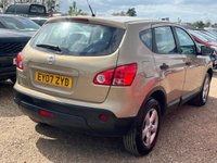USED 2007 07 NISSAN QASHQAI 2.0 Visia CVT 2WD 5dr 2 Owners + ULEZ + Automatic