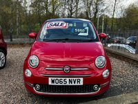 USED 2016 65 FIAT 500 1.2 Lounge Hatchback 3dr Petrol Manual Euro 6 (s/s) (69 bhp) PERFECT FOR A FIRST TIME DRIVER, LOW MILES