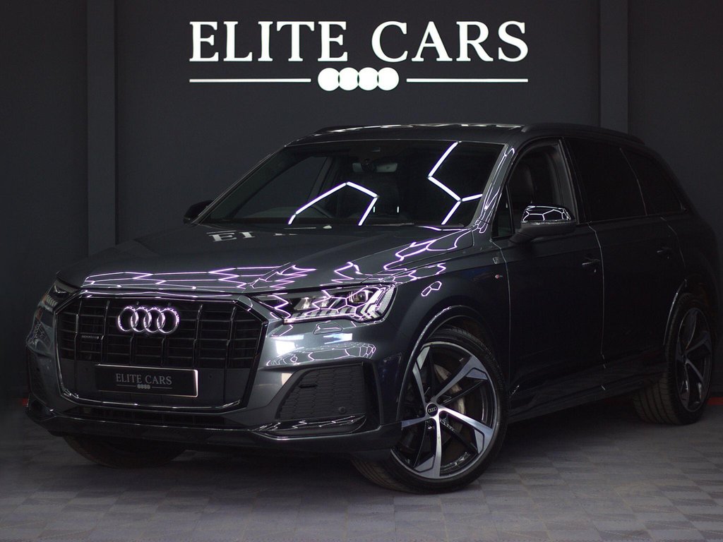USED 2022 22 AUDI Q7 3.0 TDI V6 50 Black Edition Tiptronic quattro Euro 6 (s/s) 5dr 22"s |360 CAM|COMFORT & SOUND