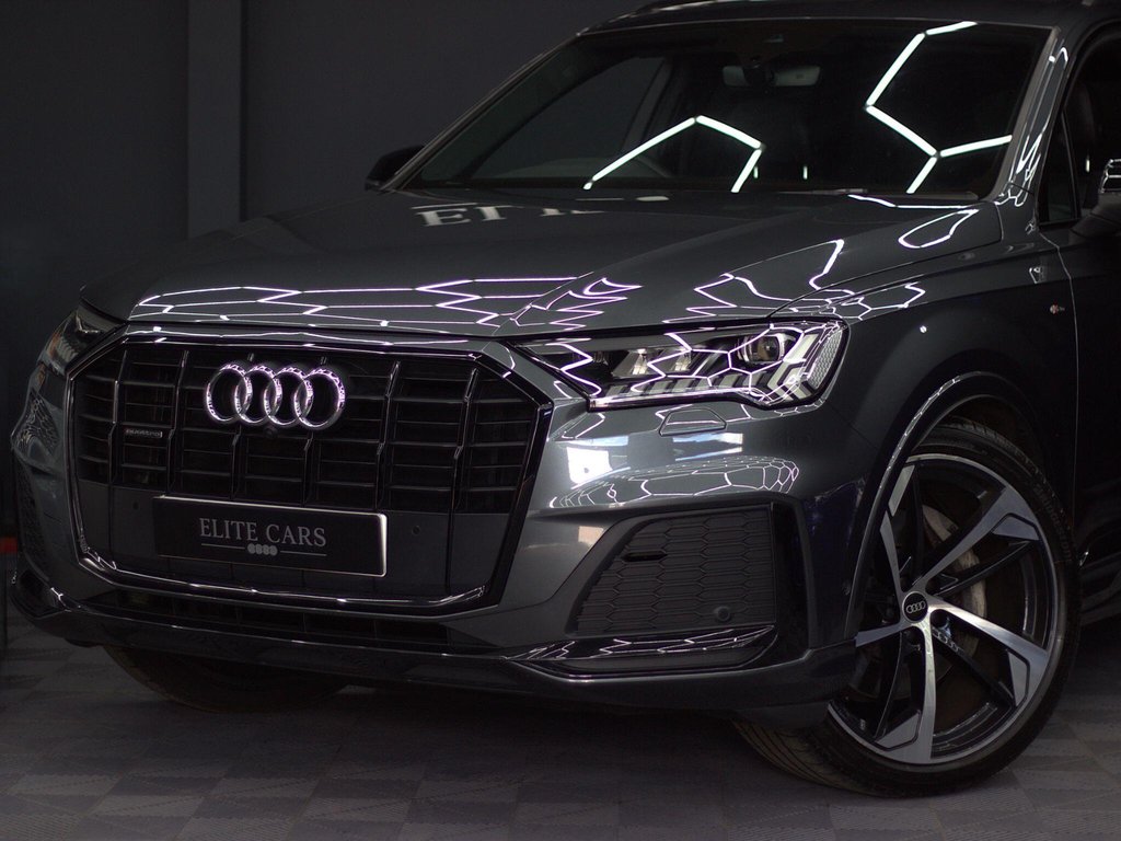 USED 2022 22 AUDI Q7 3.0 TDI V6 50 Black Edition Tiptronic quattro Euro 6 (s/s) 5dr 22"s |360 CAM|COMFORT & SOUND