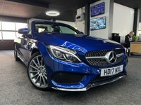 USED 2017 V MERCEDES-BENZ C-CLASS 2.1 C220d AMG Line Cabriolet 2dr Diesel G-Tronic+ 4MATIC Euro 6 (s/s) (170 ps) AMBIAINT LIGHTING + HEATED SEATS