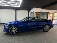 USED 2017 V MERCEDES-BENZ C-CLASS 2.1 C220d AMG Line Cabriolet 2dr Diesel G-Tronic+ 4MATIC Euro 6 (s/s) (170 ps) AMBIAINT LIGHTING + HEATED SEATS