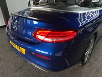 USED 2017 V MERCEDES-BENZ C-CLASS 2.1 C220d AMG Line Cabriolet 2dr Diesel G-Tronic+ 4MATIC Euro 6 (s/s) (170 ps) AMBIAINT LIGHTING + HEATED SEATS