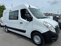 USED 2019 68 VAUXHALL MOVANO 2.3 CDTi 3500 Panel Van 5dr Diesel Manual FWD L2 H2 Euro 6 (130 ps) 6 SEAT MESS VAN JUST 48K FSH (5 SERVICES) WITH AIR CON !!!! FRESH MOT AND SERVICE !!!!