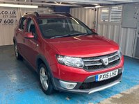 USED 2015 15 DACIA SANDERO STEPWAY 1.5 dCi Laureate Hatchback 5dr Diesel Manual Euro 5 (90 ps)+2 KEYS+HISTORY 8 STAMPS+CRUISE+�&pound;20 TAX+ELECTRIC WINDOWS+BT AUDIO+SPARE WHEEL+AIRCON+DAB+HPI CLEAR+VOSA MOT HISTORY PRINTOUT, 2 KEYS+HISTORY 8 STAMPS+CRUISE+&pound;20 TAX+ELECTRIC WINDOWS+BT AUDIO+SPARE WHEEL+AIRCON+DAB+HPI CLEAR