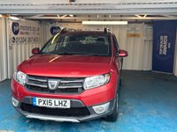 USED 2015 15 DACIA SANDERO STEPWAY 1.5 dCi Laureate Hatchback 5dr Diesel Manual Euro 5 (90 ps)+2 KEYS+HISTORY 8 STAMPS+CRUISE+�&pound;20 TAX+ELECTRIC WINDOWS+BT AUDIO+SPARE WHEEL+AIRCON+DAB+HPI CLEAR+VOSA MOT HISTORY PRINTOUT, 2 KEYS+HISTORY 8 STAMPS+CRUISE+&pound;20 TAX+ELECTRIC WINDOWS+BT AUDIO+SPARE WHEEL+AIRCON+DAB+HPI CLEAR