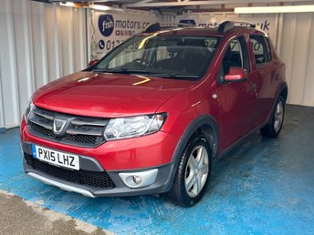 2015 DACIA SANDERO STEPWAY 1.5 dCi Laureate Hatchback 5dr Diesel Manual Euro 5 (90 ps)+2 KEYS+HISTORY 8 STAMPS+CRUISE+&pound;20 TAX+ELECTRIC WINDOWS+BT AUDIO+SPARE WHEEL+AIRCON+DAB+HPI CLEAR+VOSA MOT HISTORY PRINTOUT,