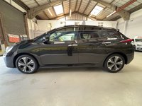 USED 2021 21 NISSAN LEAF 40kWh N-Connecta Hatchback 5 Door Electric Automatic Black 1 Former Keeper HEATED SEATS+360 CAMERAS+PRIV GLASS