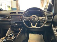 USED 2021 21 NISSAN LEAF 40kWh N-Connecta Hatchback 5 Door Electric Automatic Black 1 Former Keeper HEATED SEATS+360 CAMERAS+PRIV GLASS