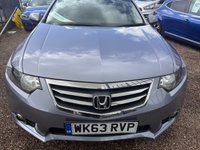 USED 2013 63 HONDA ACCORD 2.2 i-DTEC ES GT Tourer 5dr Diesel Manual Euro 5 (150 ps) GREAT ECONOMY,1/2  LEATHER, ALLOYS, LOVELY LOOKING CAR
