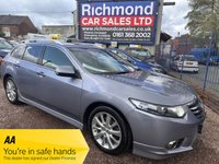 USED 2013 63 HONDA ACCORD 2.2 i-DTEC ES GT Tourer 5dr Diesel Manual Euro 5 (150 ps) GREAT ECONOMY,1/2  LEATHER, ALLOYS, LOVELY LOOKING CAR