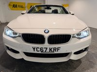 USED 2017 67 BMW 4 SERIES 2.0 420d M Sport Convertible 2dr Diesel Auto Euro 6 (s/s) (190 ps) Sat Nav-Heated Leather Seats-Front and Rear Parking Sensors with Rear Camera.