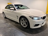 USED 2017 67 BMW 4 SERIES 2.0 420d M Sport Convertible 2dr Diesel Auto Euro 6 (s/s) (190 ps) Sat Nav-Heated Leather Seats-Front and Rear Parking Sensors with Rear Camera.