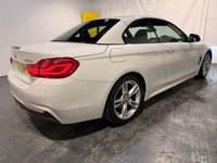 USED 2017 67 BMW 4 SERIES 2.0 420d M Sport Convertible 2dr Diesel Auto Euro 6 (s/s) (190 ps) Sat Nav-Heated Leather Seats-Front and Rear Parking Sensors with Rear Camera.