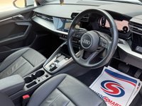 USED 2022 22 AUDI A3 2.0 TDI 35 Sport Sportback 5dr Diesel S Tronic Euro 6 (s/s) (150 ps) C+S PACK + REVERSE CAMERA + FULL LEATHER + HEATED SEATS