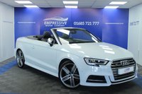 USED 2019 19 AUDI S3 2.0 TFSI Cabriolet 2dr Petrol S Tronic quattro Euro 6 (s/s) (300 ps) 