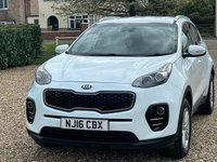USED 2016 16 KIA SPORTAGE 1.6 GDi 2 SUV 5dr Petrol Manual Euro 6 (s/s) (130 bhp) 108467 miles f,s,h